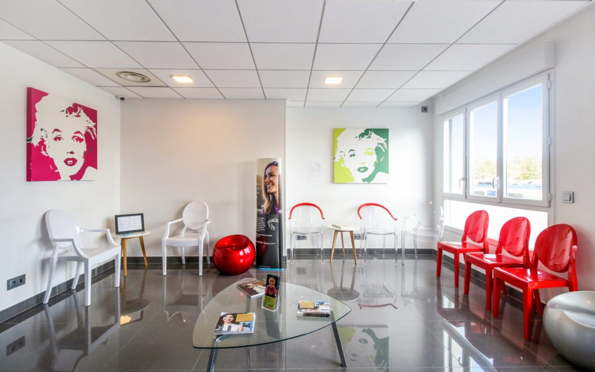 La salle d’attente du cabinet